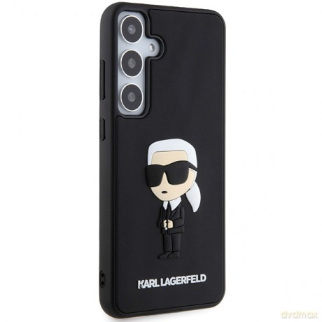 Karl Lagerfeld nakładka do Samsung Galaxy S24 KLHCS24S3DRKINK czarna HC 3D RUBBER IKONIK NFT