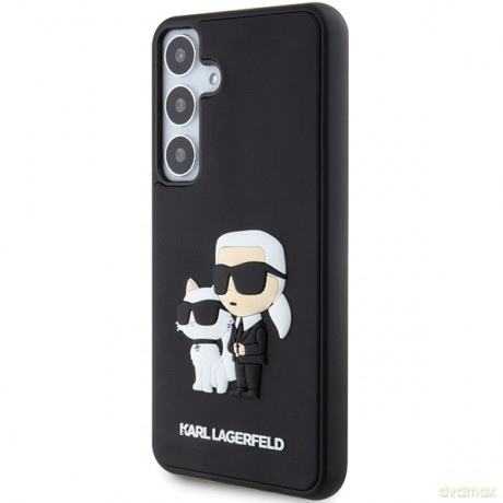 Karl Lagerfeld nakładka do Samsung Galaxy S24+ KLHCS24M3DRKCNK czarna HC 3D RUBBER KC NFT