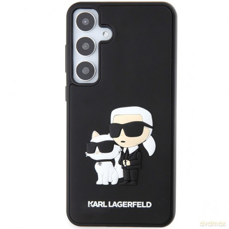 Karl Lagerfeld nakładka do Samsung Galaxy S24+ KLHCS24M3DRKCNK czarna HC 3D RUBBER KC NFT