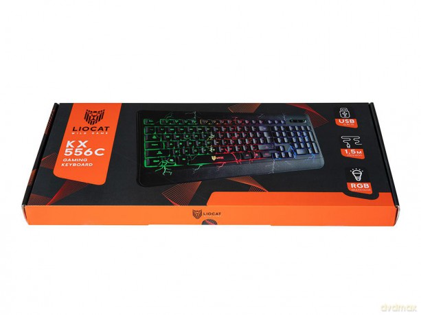 Liocat klawiatura gamingowa KX 556C qwerty czarna