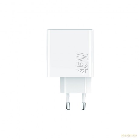 Maxlife ładowarka sieciowa PD QC MXTC-07-45ACC 2x USB-C 1x USB 45W biała