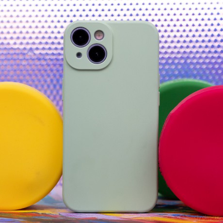 Nakładka Silicon do Samsung Galaxy S22 miętowy