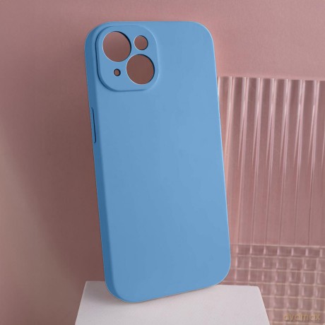 Nakładka Solid Silicon do Samsung Galaxy A14 4G jasnoniebieska