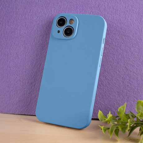 Nakładka Solid Silicon do Samsung Galaxy S21 FE jasnoniebieska