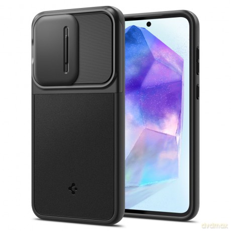 Spigen Nakładka Optik Armor do Samsung Galaxy A55 5G czarna