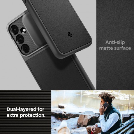 Spigen Nakładka Optik Armor do Samsung Galaxy A55 5G czarna