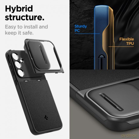 Spigen Nakładka Optik Armor do Samsung Galaxy A55 5G czarna