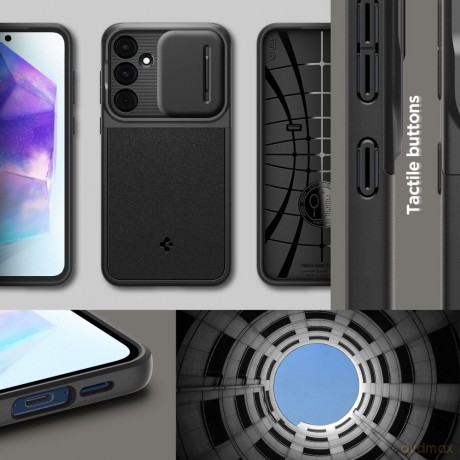Spigen Nakładka Optik Armor do Samsung Galaxy A55 5G czarna