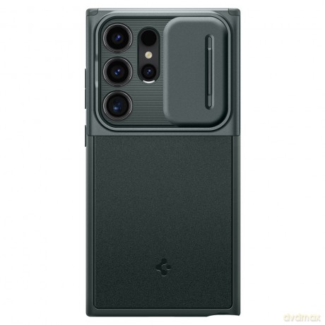 Spigen nakładka Optik Armor do Samsung Galaxy S24 Ultra zielona