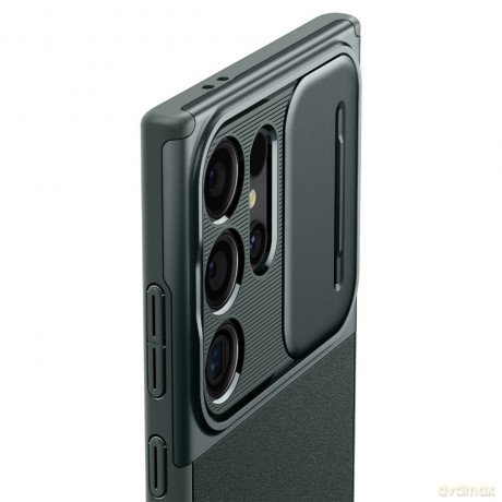 Spigen nakładka Optik Armor do Samsung Galaxy S24 Ultra zielona