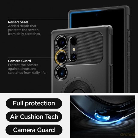 Spigen nakładka Slim Armor Magsafe do Samsung Galaxy S24 Ultra czarna