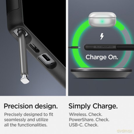 Spigen nakładka Slim Armor Magsafe do Samsung Galaxy S24 Ultra czarna