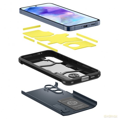 Spigen Nakładka Tough Armor do Samsung Galaxy A55 5G czarny metal