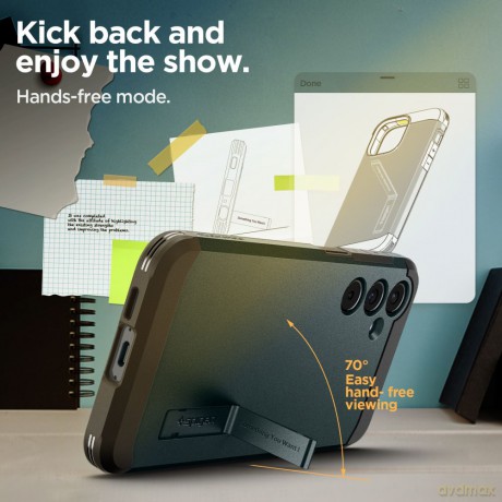 Spigen Nakładka Tough Armor do Samsung Galaxy A55 5G zielona