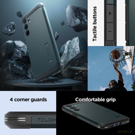 Spigen Nakładka Tough Armor do Samsung Galaxy A55 5G zielona