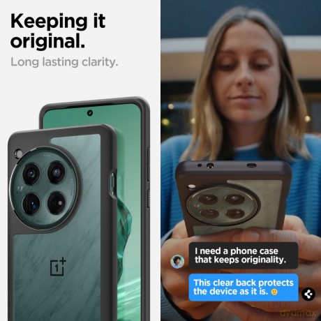 Spigen nakładka Ultra Hybrid na Oneplus 12 czarny mat