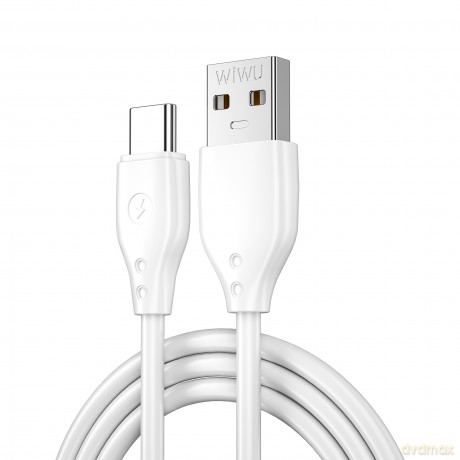 WIWU kabel Pioneer Wi-C001 USB - USB-C 2,4A 1,0m biały