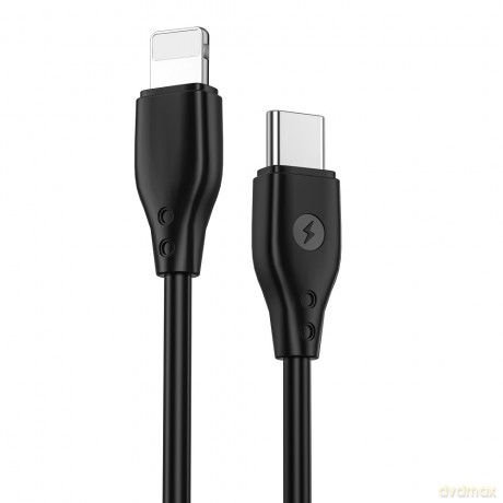 WIWU kabel Pioneer Wi-C002 USB-C - Lightning 30W czarny