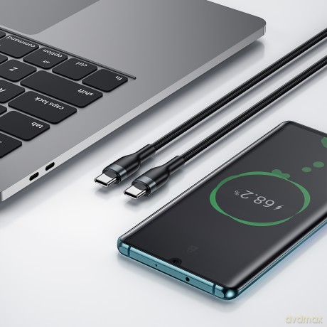 WIWU kabel Wi-C017 USB-C - USB-C 100W czarny