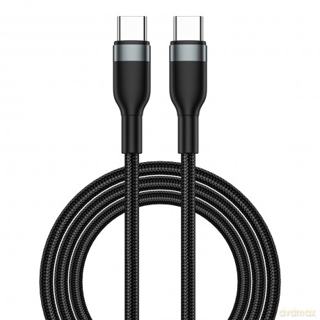 WIWU kabel Wi-C017 USB-C - USB-C 100W czarny