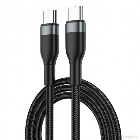 WIWU kabel Wi-C017 USB-C - USB-C 100W czarny