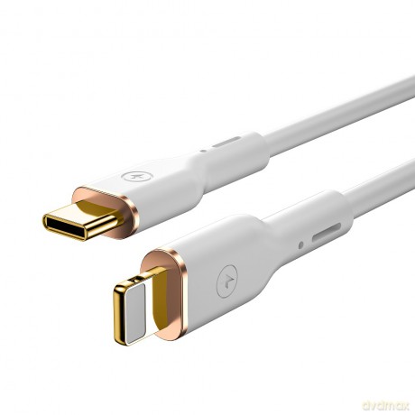 WIWU kabel YQ01 USB-C - Lightning 30W 1,2m biały
