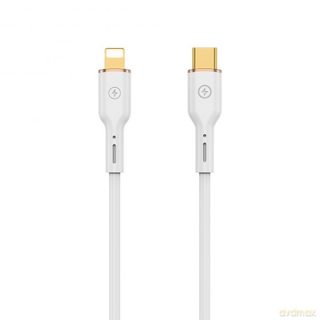 WIWU kabel YQ01 USB-C - Lightning 30W 1,2m biały
