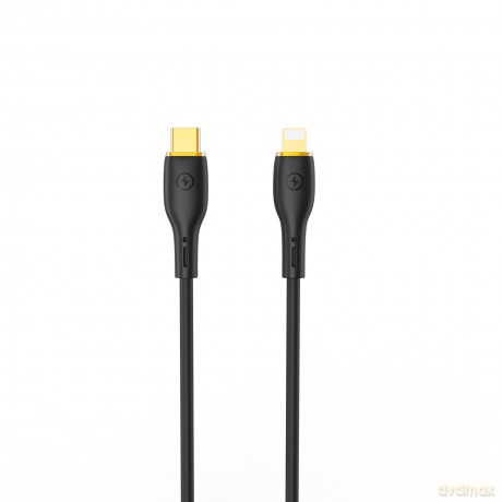 WIWU kabel YQ01 USB-C - Lightning 30W 1,2m czarny