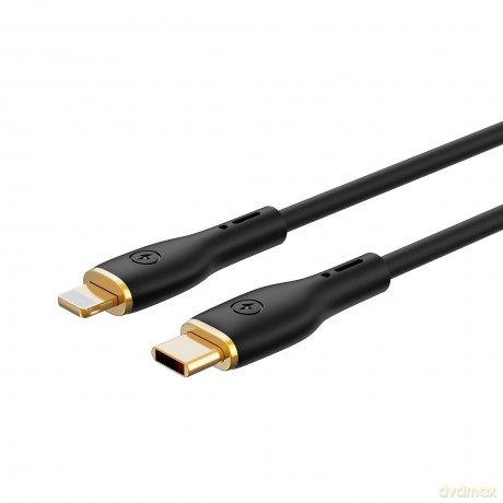 WIWU kabel YQ01 USB-C - Lightning 30W 1,2m czarny