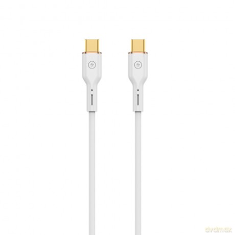 WIWU kabel YQ02 USB-C - USB-C 100W 1,2m biały
