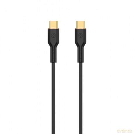 WIWU kabel YQ02 USB-C - USB-C 100W 1,2m czarny