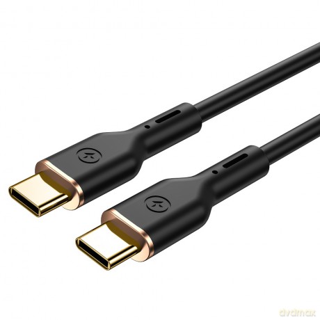 WIWU kabel YQ02 USB-C - USB-C 100W 1,2m czarny