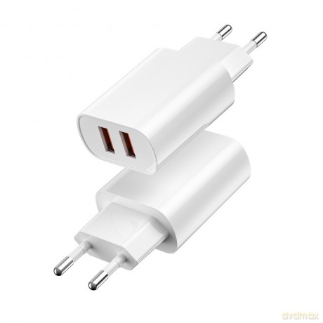 WIWU ładowarka sieciowa Wi-U003 2,1A 2x USB biała