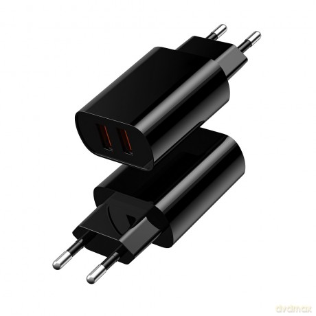 WIWU ładowarka sieciowa Wi-U003 2,1A 2x USB czarna