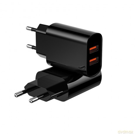 WIWU ładowarka sieciowa Wi-U003 2,1A 2x USB czarna