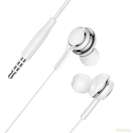 WIWU słuchawki przewodowe EB310 jack 3,5mm białe