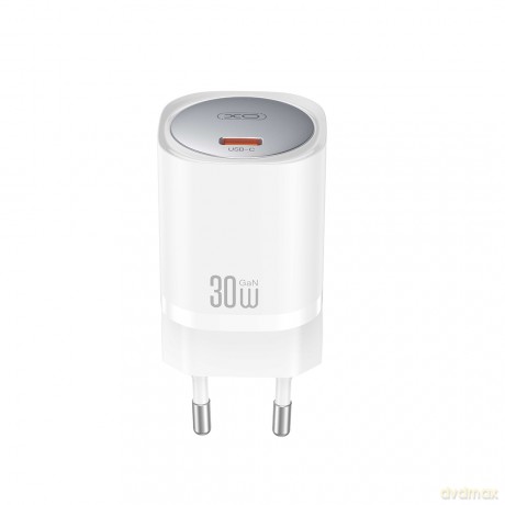 XO ładowarka sieciowa CE20 PD 30W 1x USB-C biała + kabel USB-C - Lightning