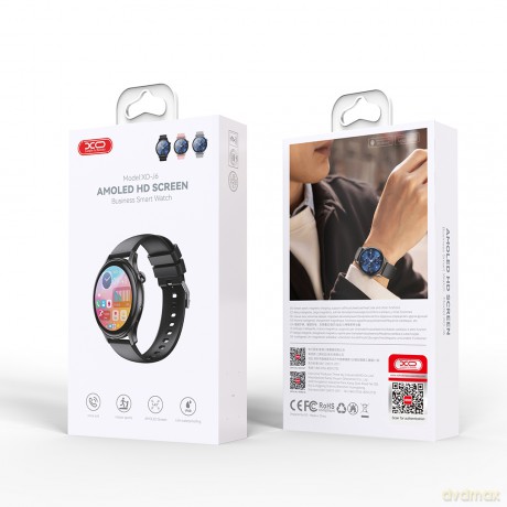XO smartwatch J6 Amoled różowo-złoty