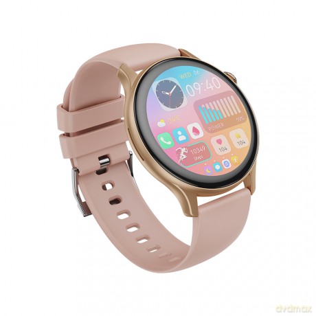 XO smartwatch J6 Amoled różowo-złoty