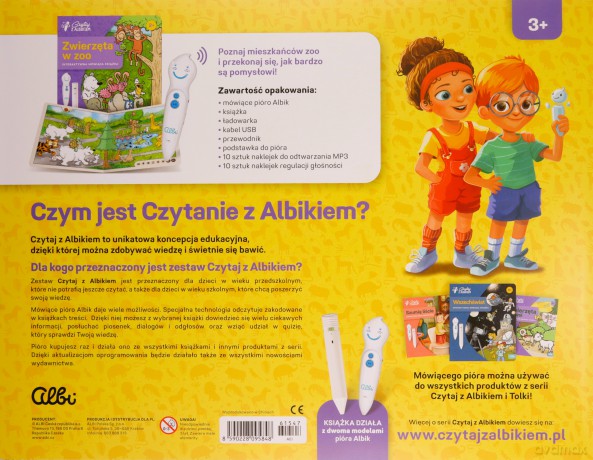 Albik Zestaw Zwierzęta w Zoo [KSIĄŻKA]