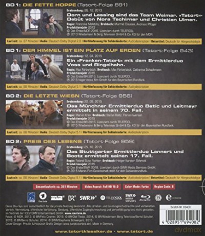 Tatort - Blockbuster Vol. 1 (Miejsce zbrodni) [2xBlu-Ray]
