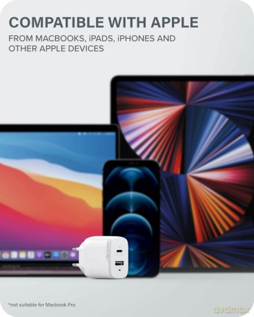 Alogic - Rapid Power 32W (20W+12W) GaN charger