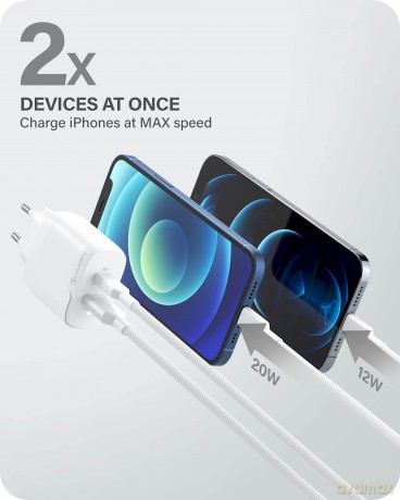 Alogic - Rapid Power 32W (20W+12W) GaN charger