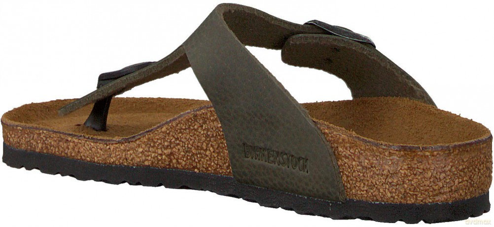 Birkenstock - GIZEH Kids Birko-Flor Narrow - Green Nubuck