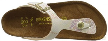 Birkenstock - GIZEH Kids Birko-Flor Narrow - Shiny Snake Cream