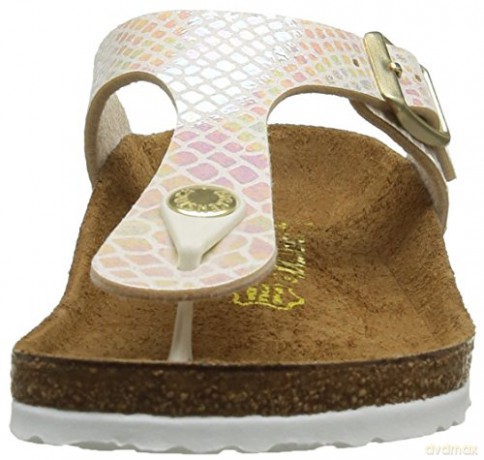 Birkenstock - GIZEH Kids Birko-Flor Narrow - Shiny Snake Cream