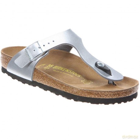 Birkenstock - GIZEH Kids Birko-Flor Narrow - Silver