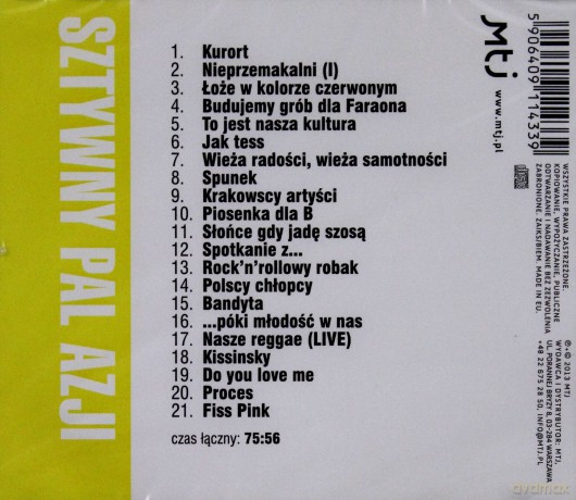Sztywny Pal Azji: Kolory Muzyki [CD]
