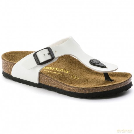 Birkenstock - GIZEH Kids Birko-Flor Narrow - White Lack