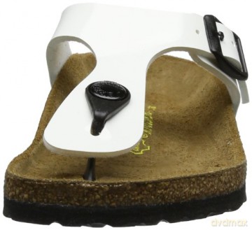 Birkenstock - GIZEH Kids Birko-Flor Narrow - White Lack